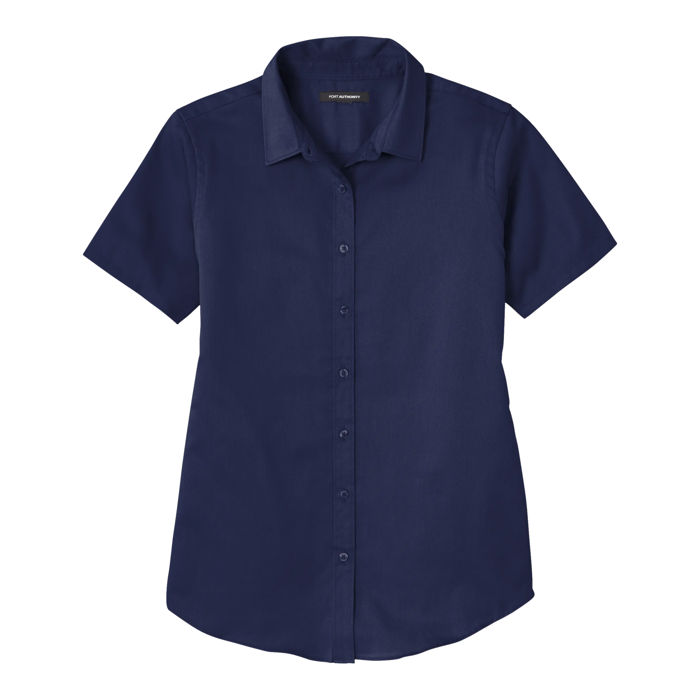 D2105W Ladies Short Sleeve SuperPro React Twill Shirt
