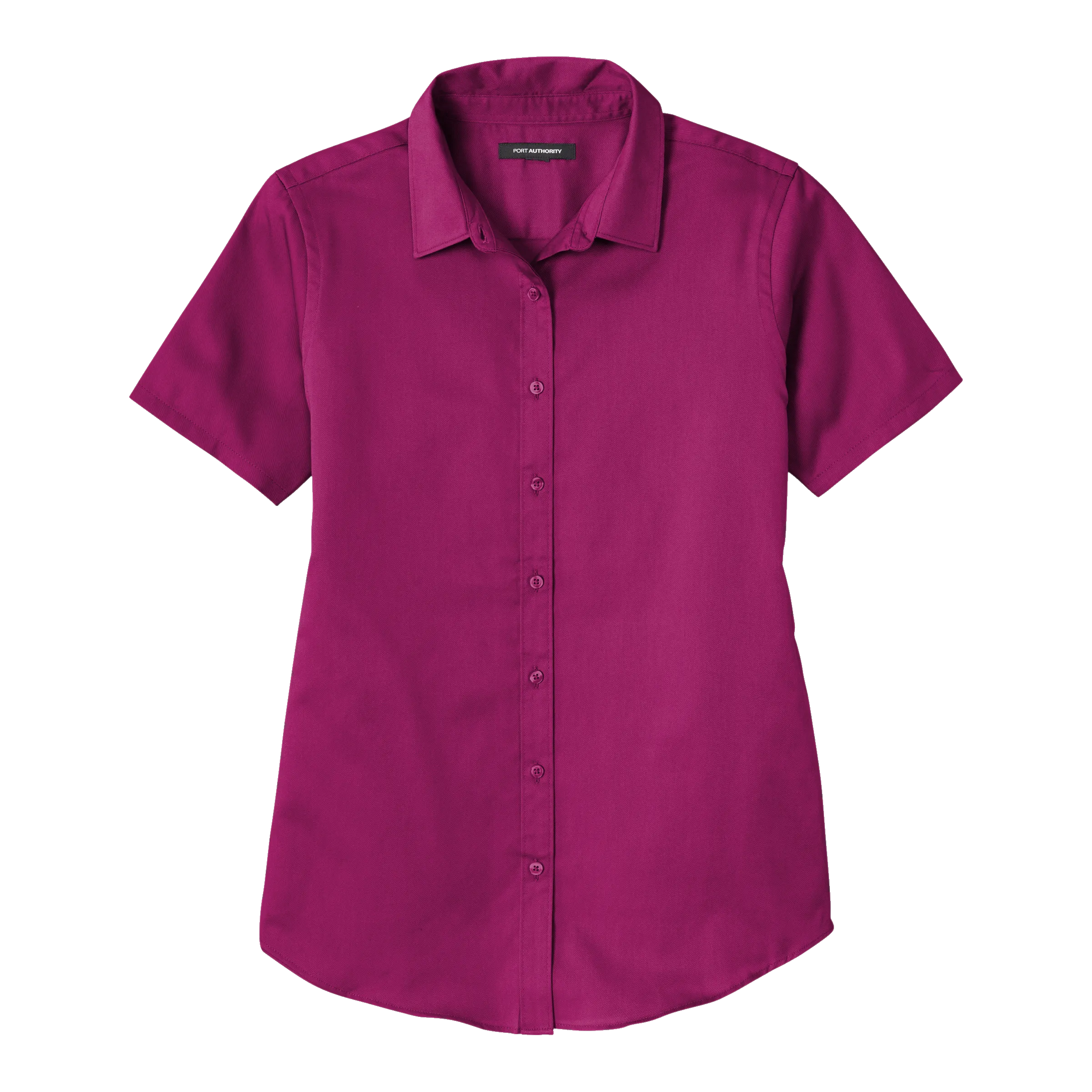 D2105W Ladies Short Sleeve SuperPro React Twill Shirt