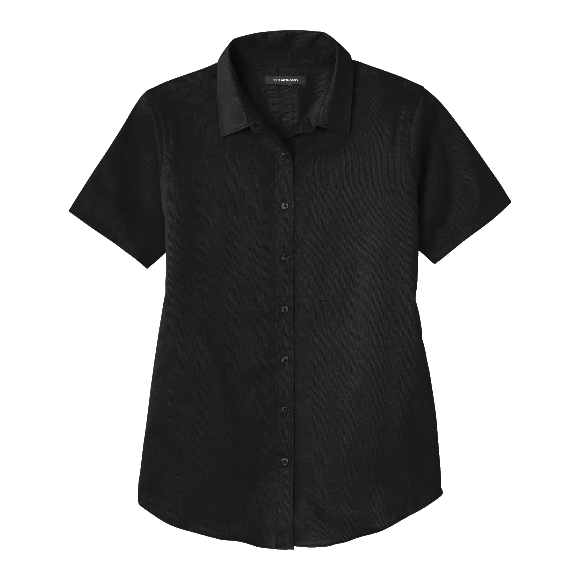 D2105W Ladies Short Sleeve SuperPro React Twill Shirt