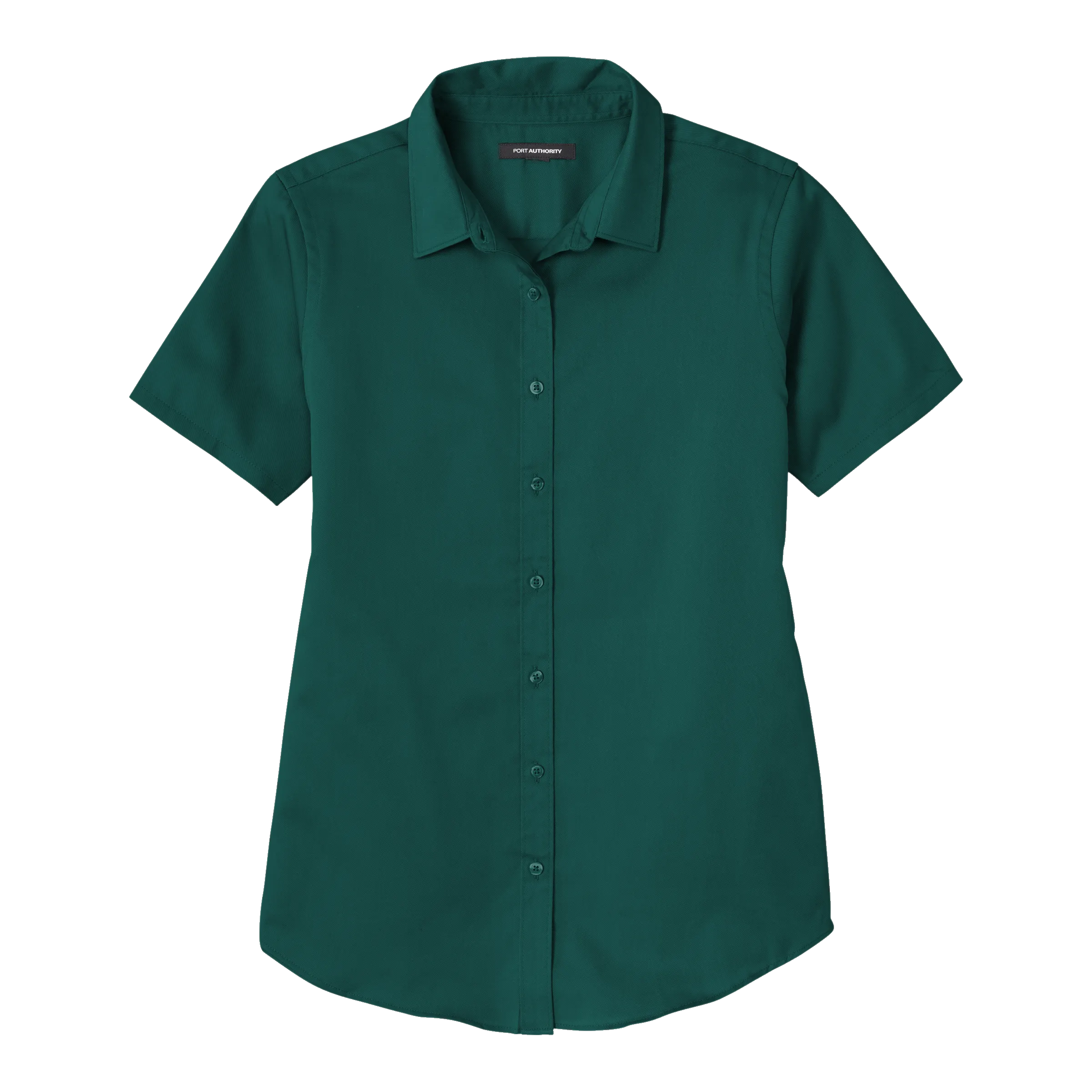 D2105W Ladies Short Sleeve SuperPro React Twill Shirt
