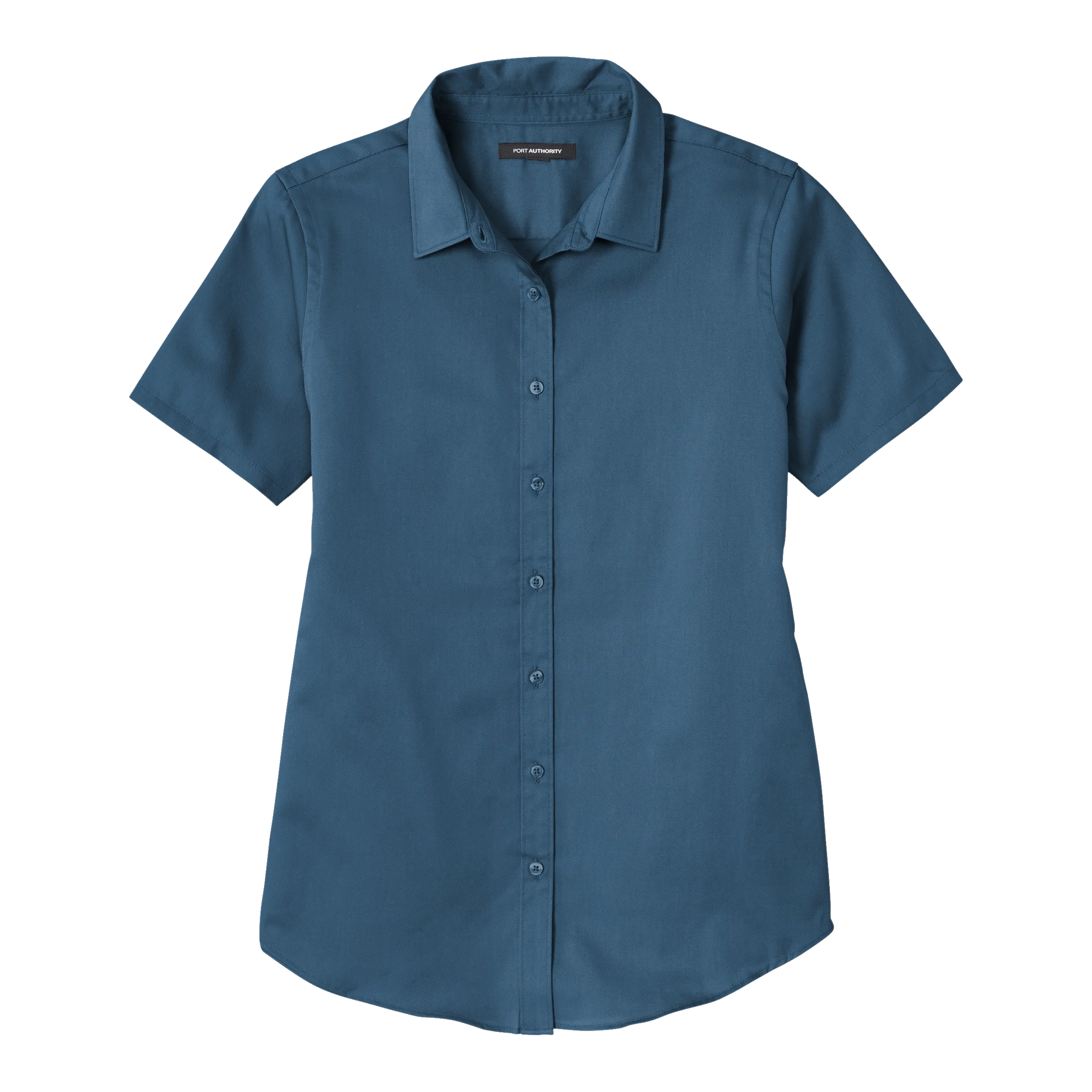 D2105W Ladies Short Sleeve SuperPro React Twill Shirt