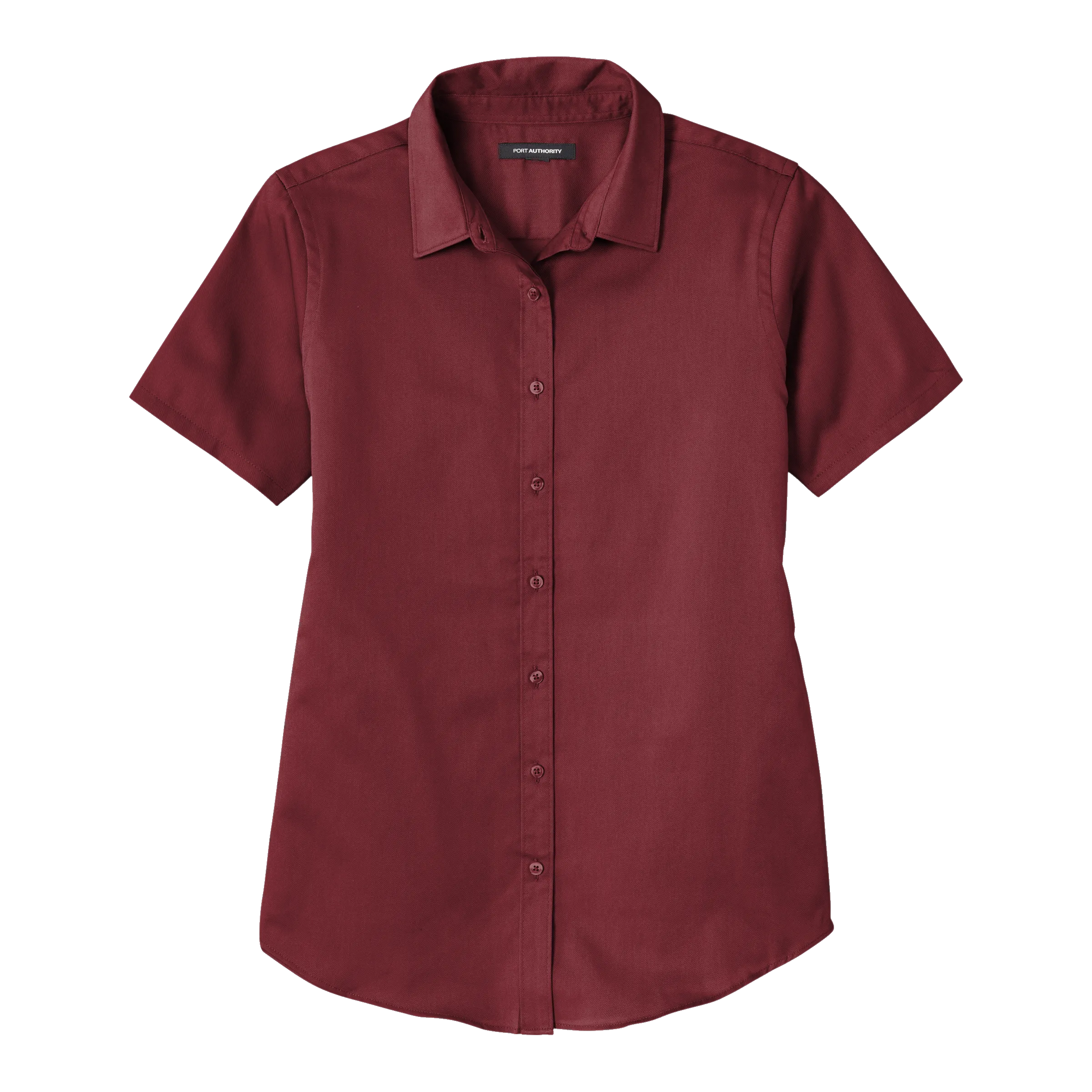 D2105W Ladies Short Sleeve SuperPro React Twill Shirt