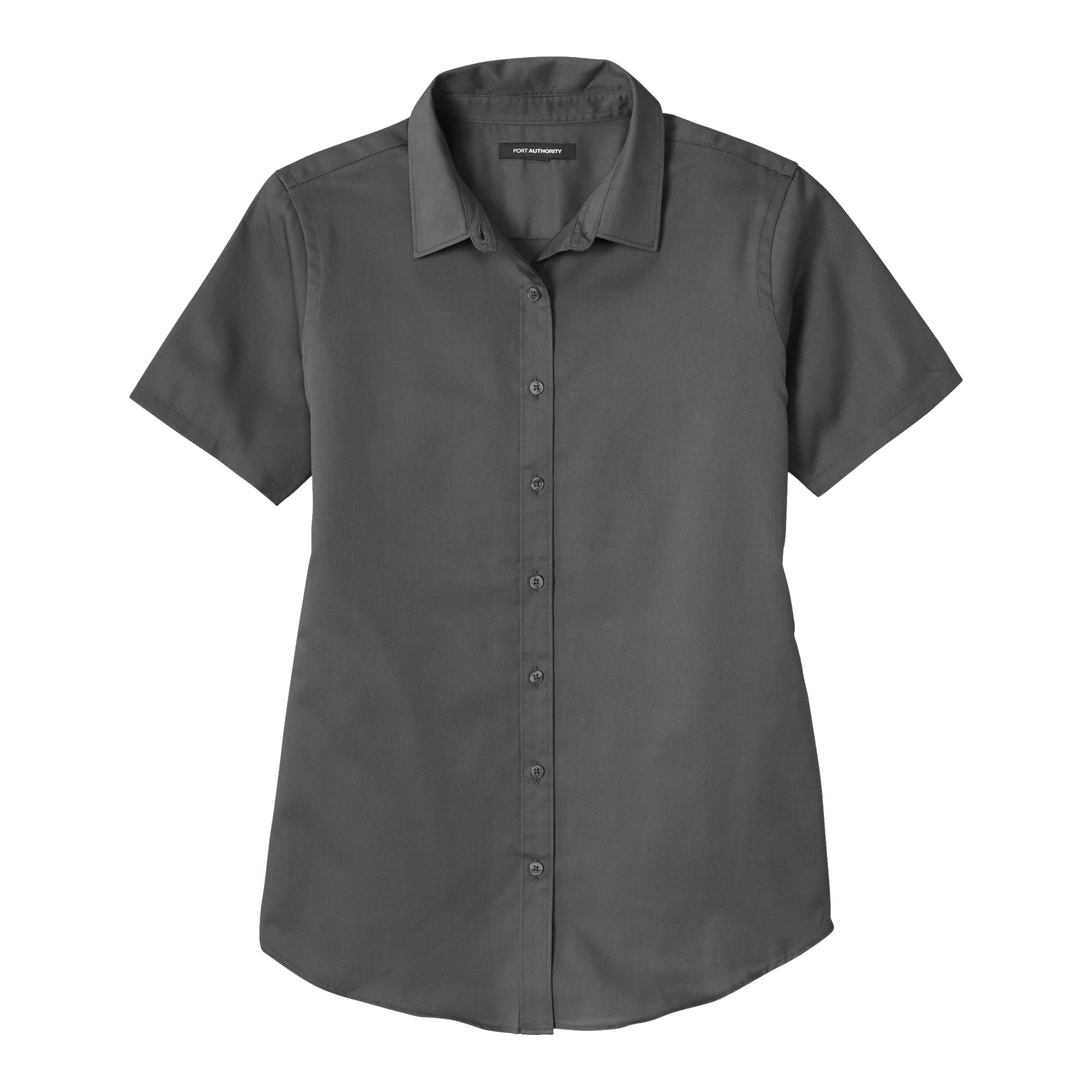 D2105W Ladies Short Sleeve SuperPro React Twill Shirt