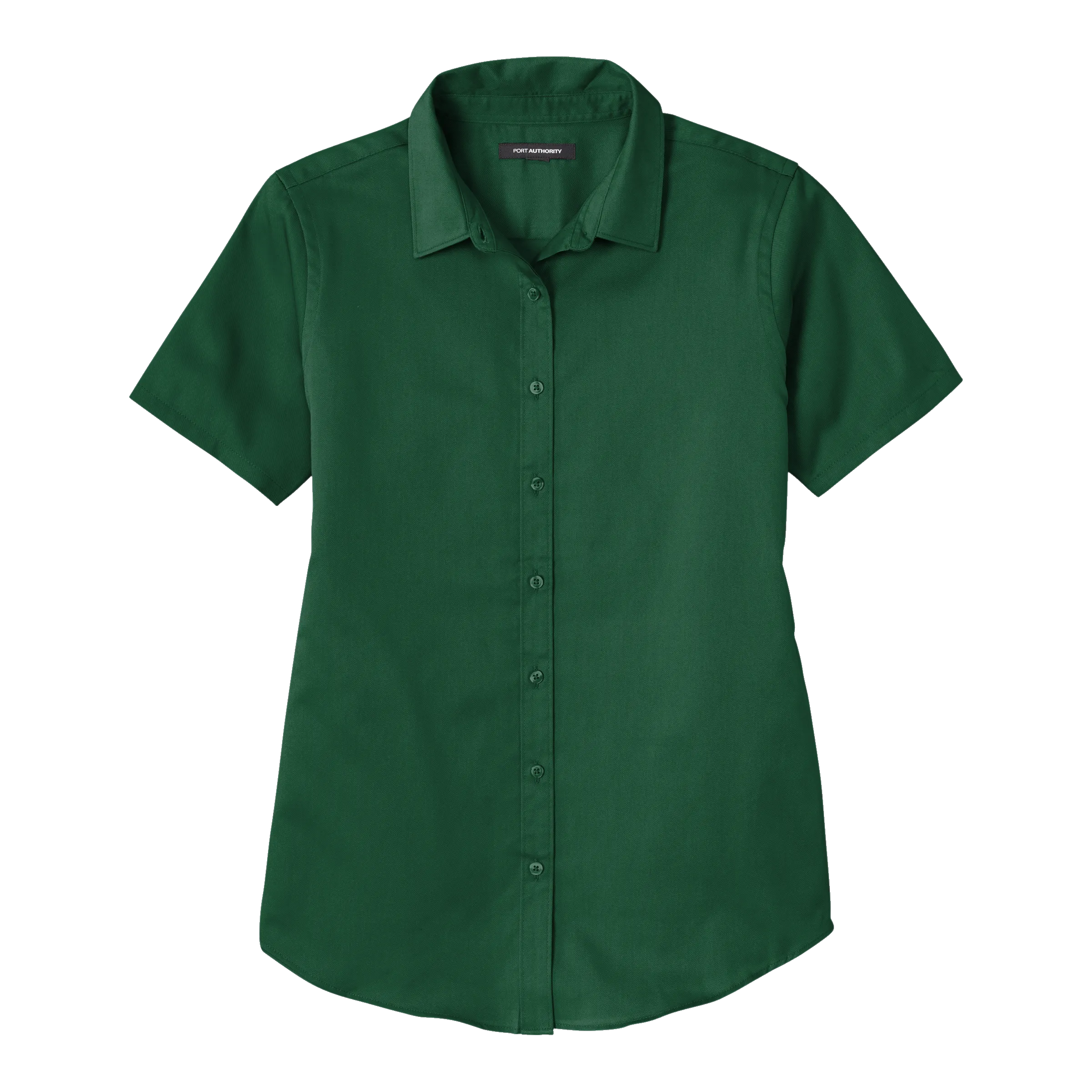 D2105W Ladies Short Sleeve SuperPro React Twill Shirt