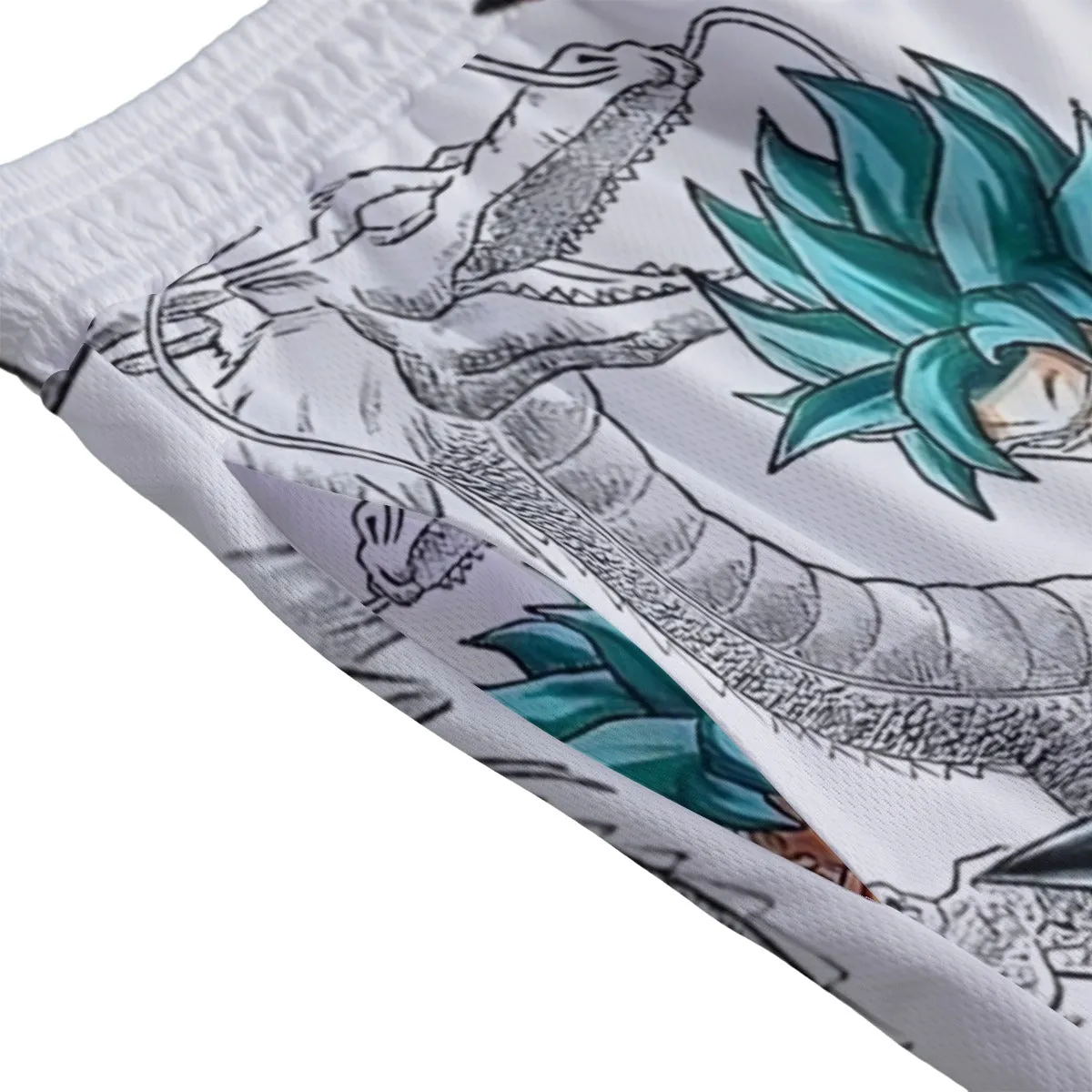 DBS Goku SSJ Transformations White God Blue Red Kaioken Ultra Instinct Mesh Shorts