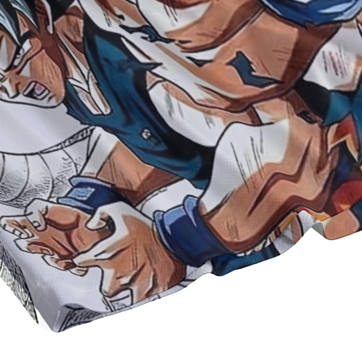 DBS Goku SSJ Transformations White God Blue Red Kaioken Ultra Instinct Mesh Shorts
