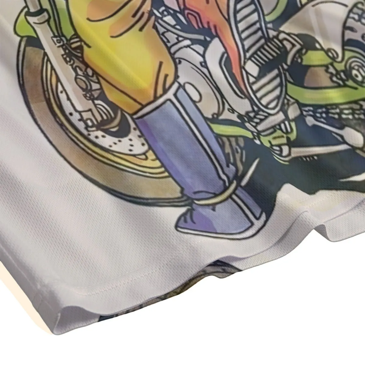 DBZ Goku Chi Chi Biker Motorbike Glasses Cool Design Streetwear  Mesh Shorts