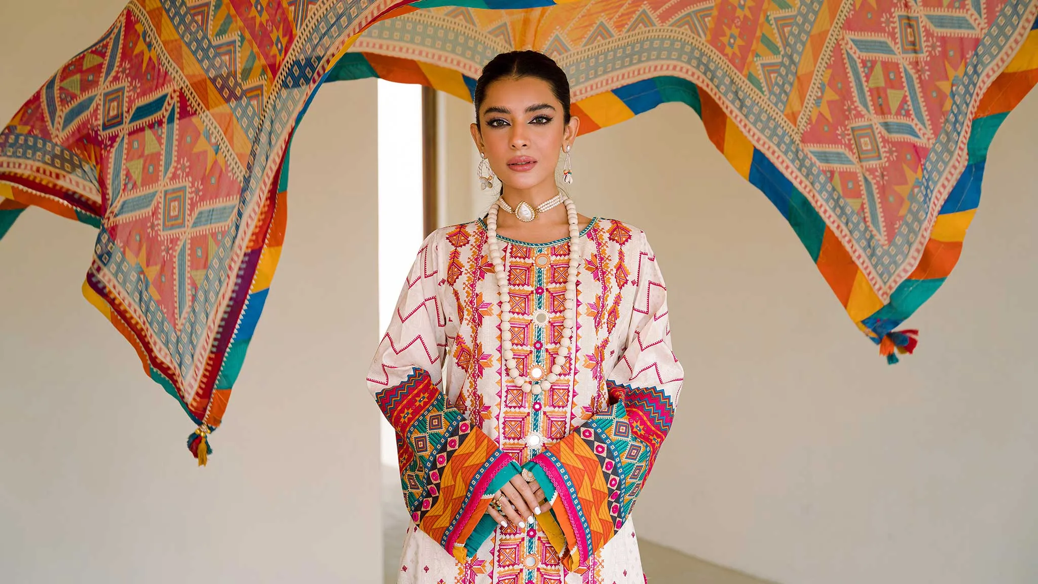 Ellena | Luxury Embroidered Collection | D08
