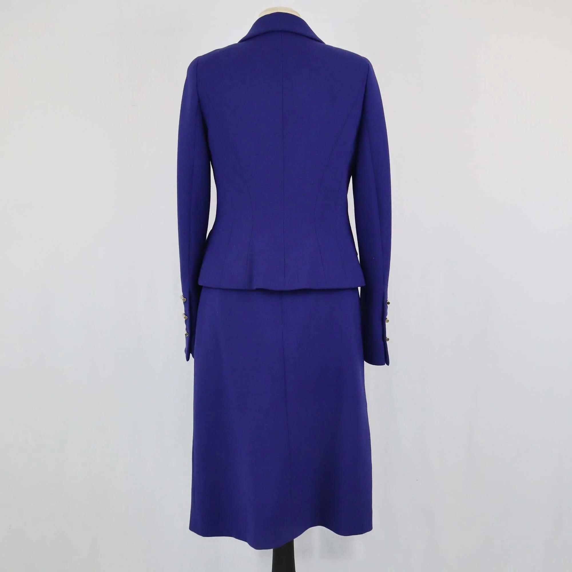 Escada Violet Blazer & Midi Skirt Set