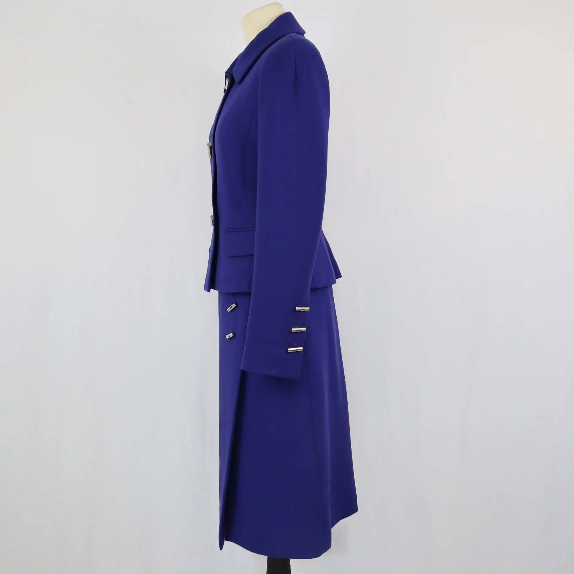 Escada Violet Blazer & Midi Skirt Set
