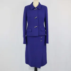 Escada Violet Blazer & Midi Skirt Set