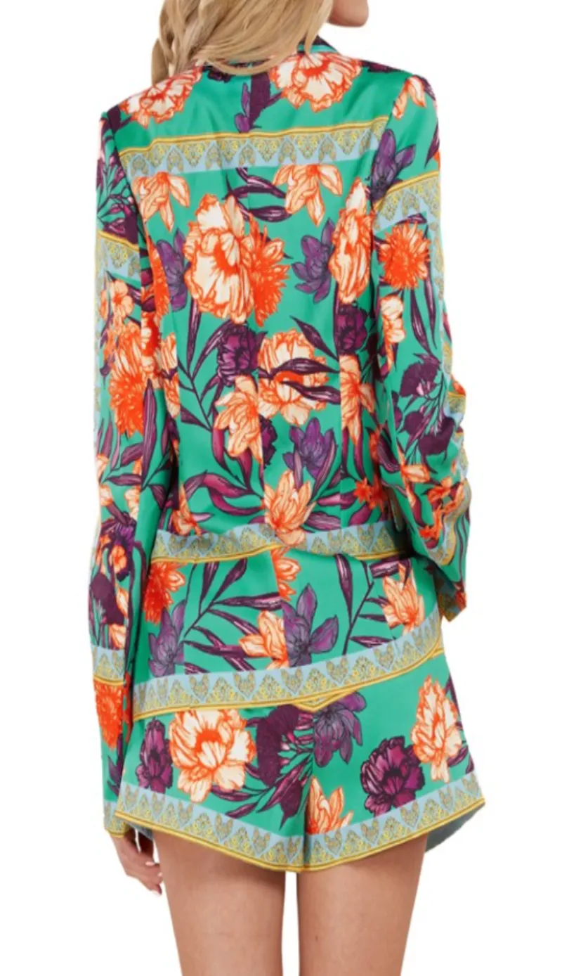 Floral Blazer Set