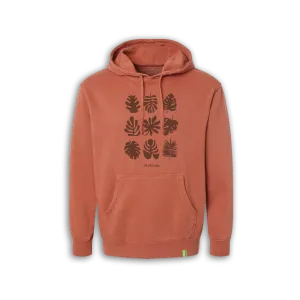 Foliage Comfort Wash Hoodie - Burnt Red