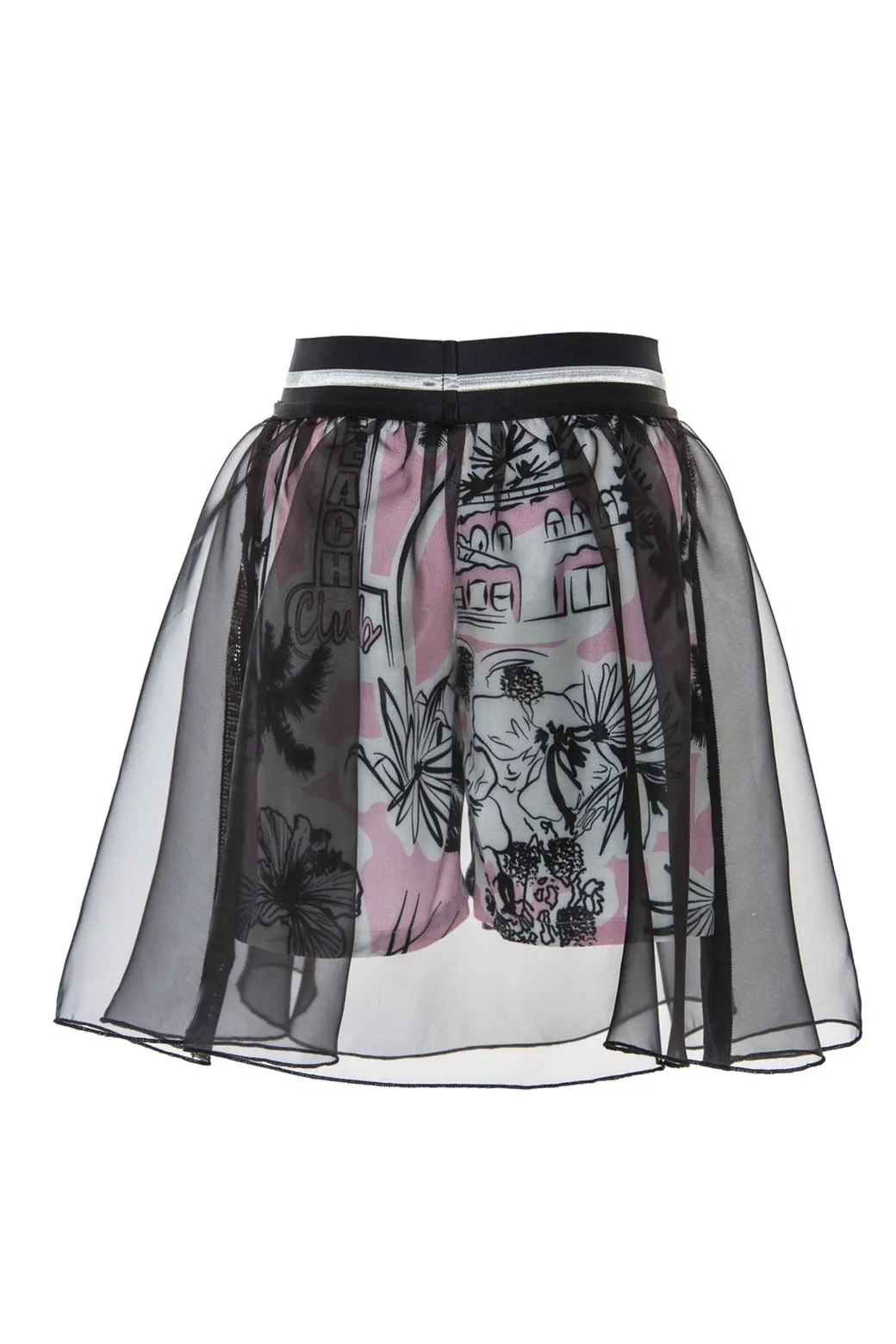 Girls Outfit Palm Themed Bomber and Shorts