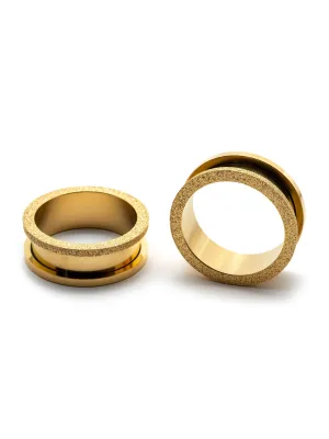 Golden Sand Textured Threaded Steel Tunnels