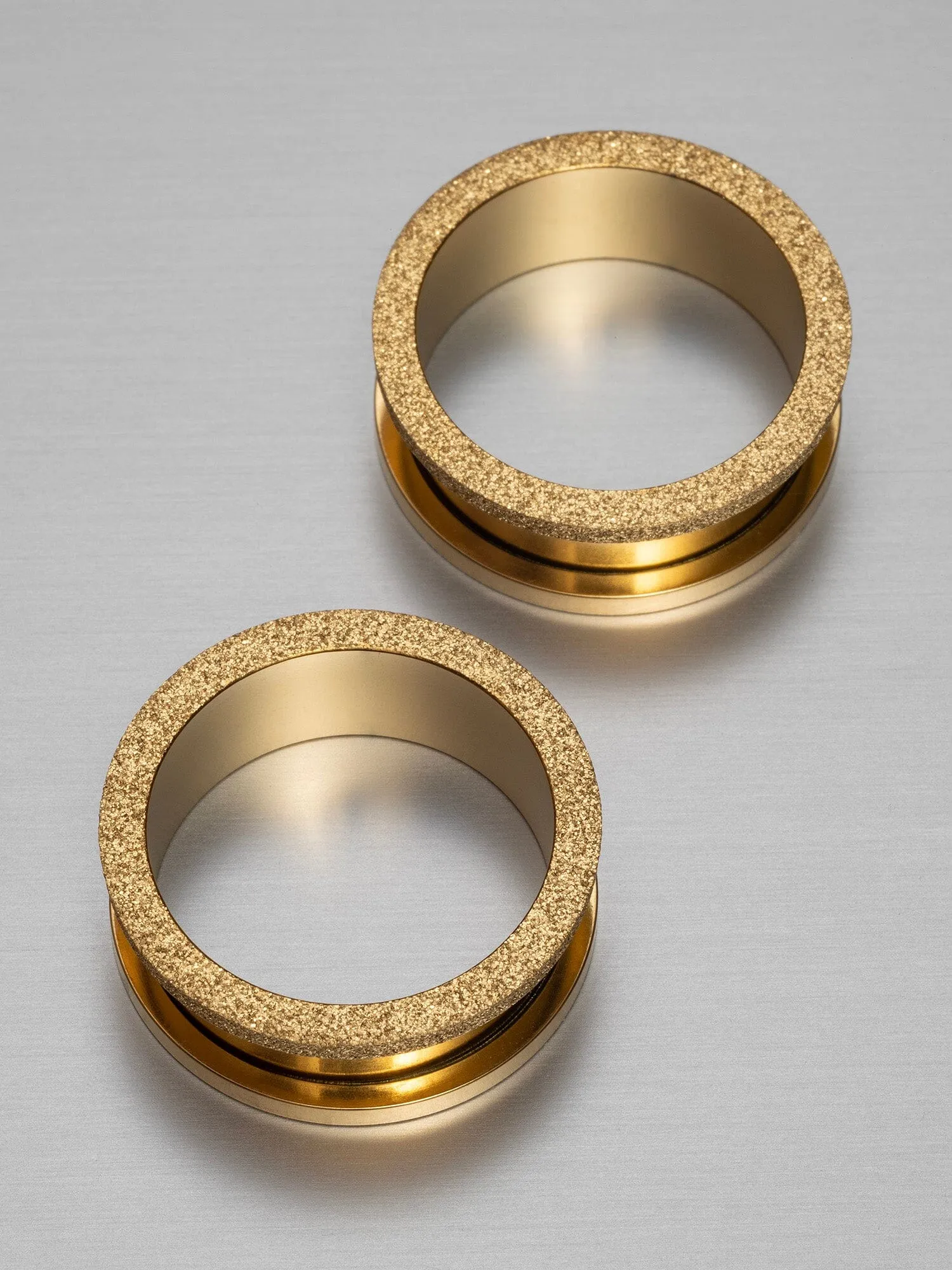 Golden Sand Textured Threaded Steel Tunnels