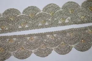 Golden Scalloped Trim