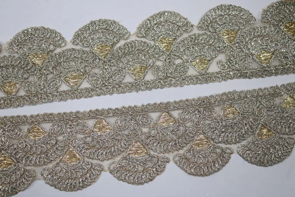 Golden Scalloped Trim