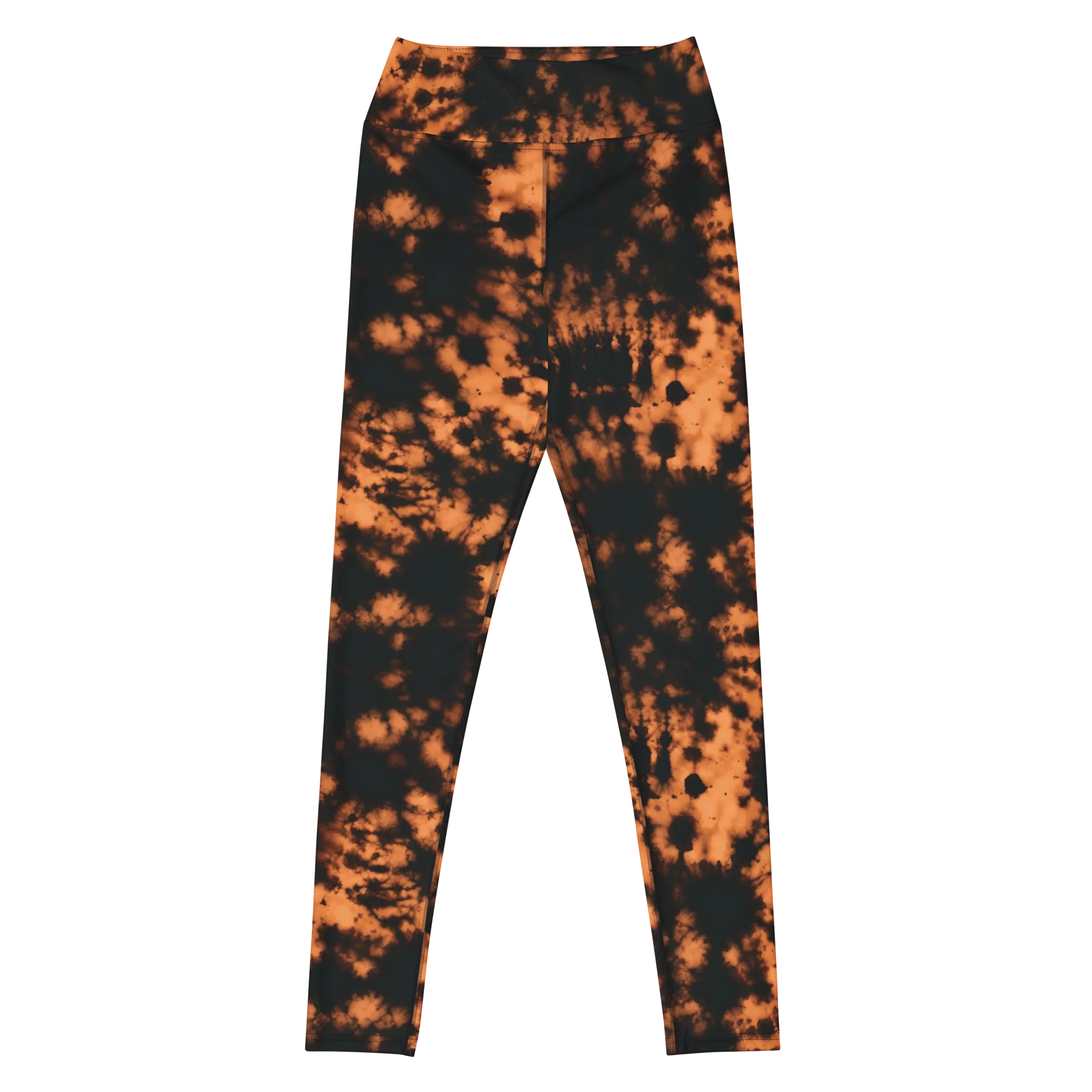 Grunge Bleach Bath Yoga Leggings (READY TO SHIP)