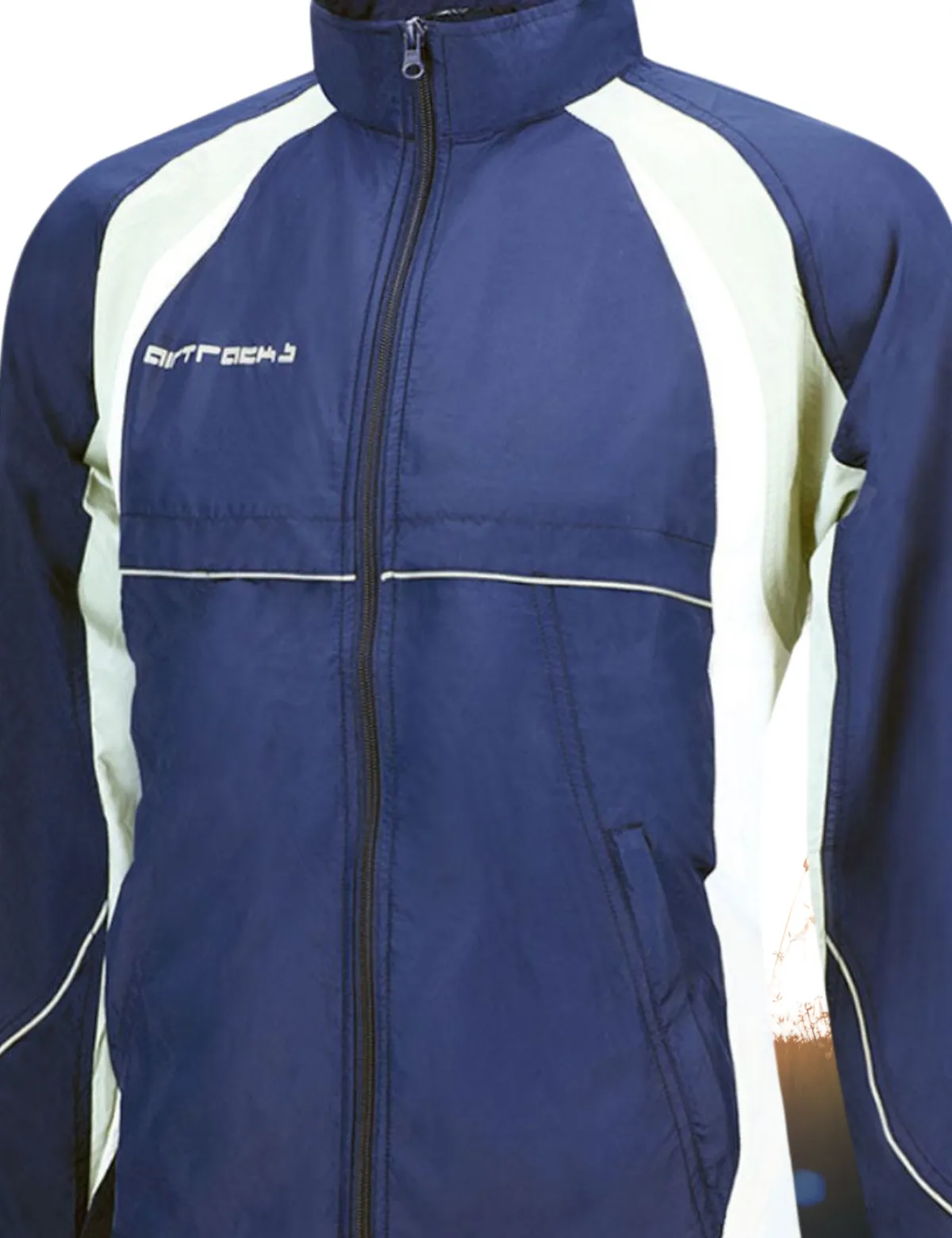 Herren Funktions Fahrradjacke - Laufjacke Navy Blau
