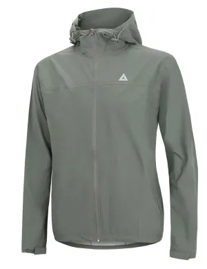Herren Regenjacke / Fahrradjacke mit Kapuze Pro Line Grau Setprodukt