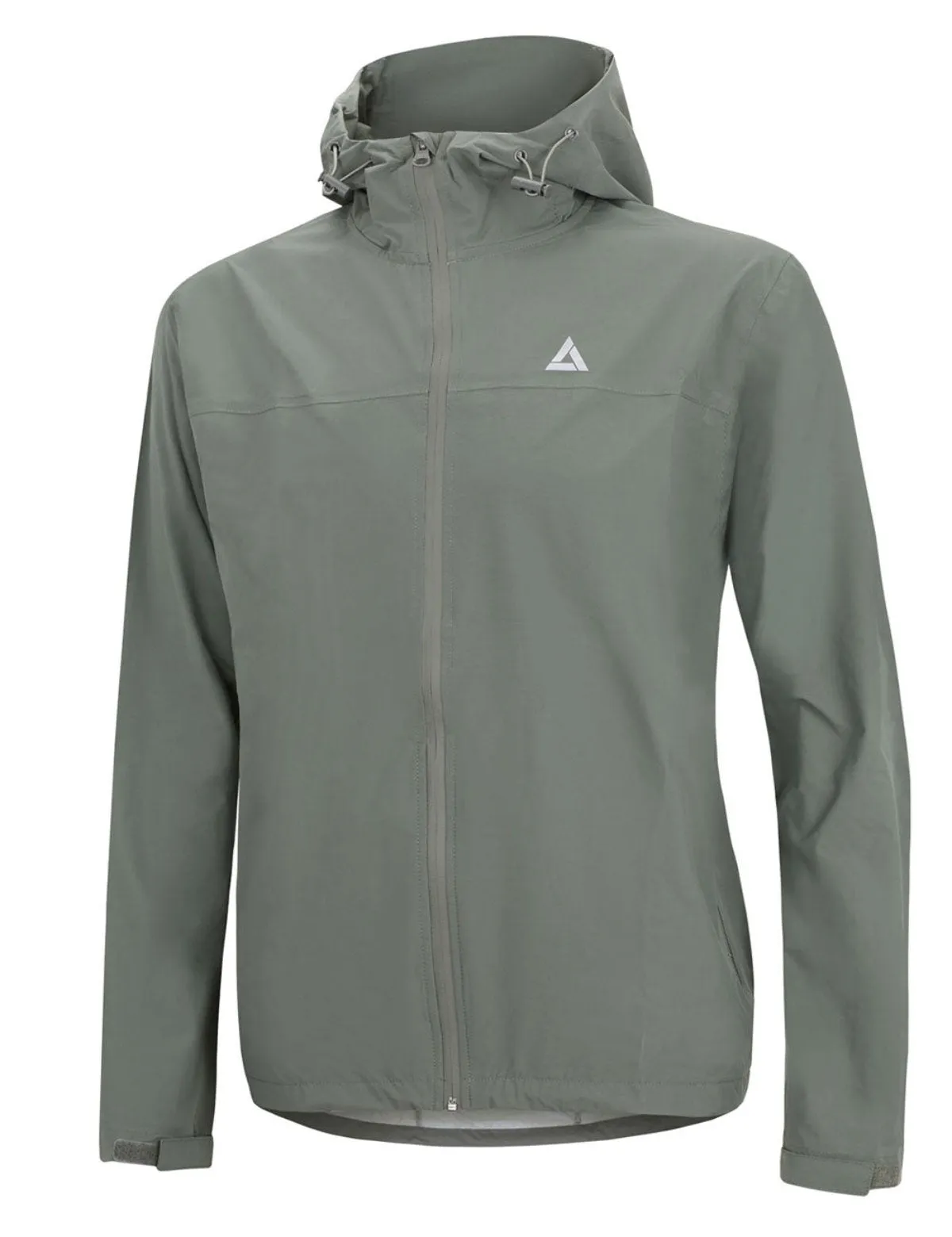 Herren Regenjacke / Fahrradjacke mit Kapuze Pro Line Grau Setprodukt