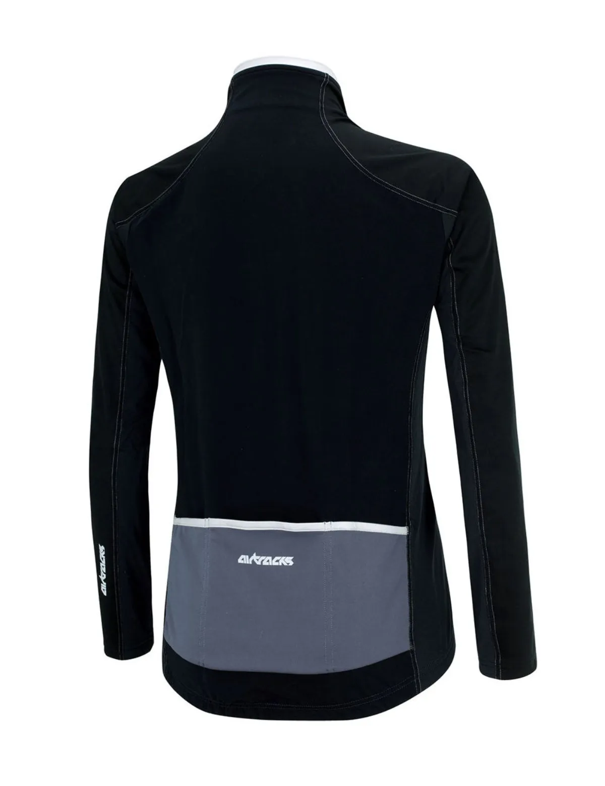 Herren Thermo Fahrradjacke Comfort Line Schwarz Grau