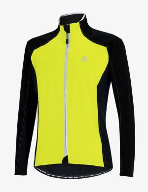 Herren Thermo Fahrradjacke Comfort Line Schwarz Neon