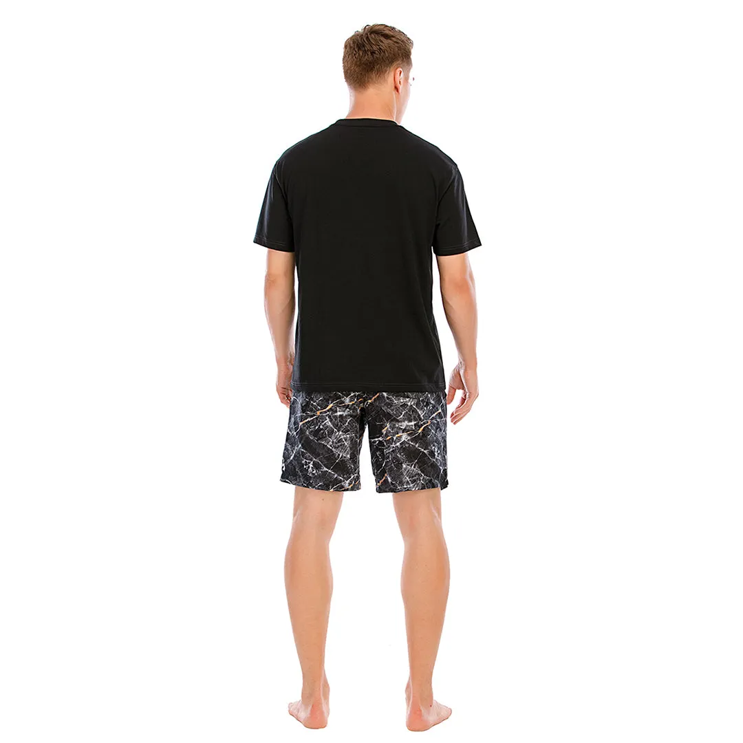 HUGE SPORTS Graphic UPF50  Mens Beach Board Shorts - Marble