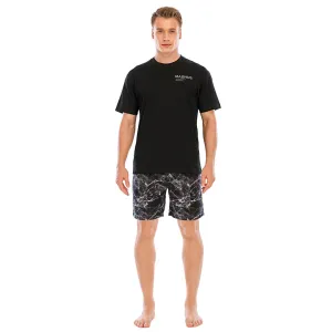 HUGE SPORTS Graphic UPF50  Mens Beach Board Shorts - Marble