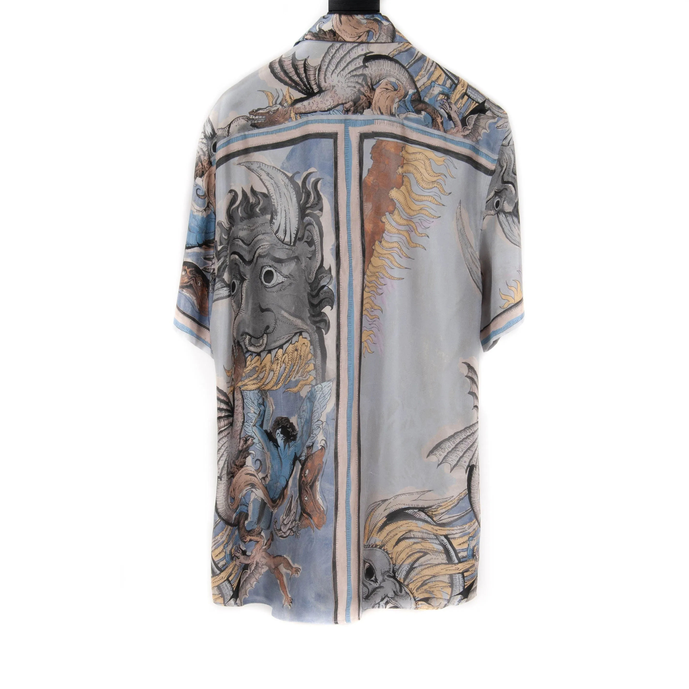 Icarus Silk Printed Hawaiian Shirt
