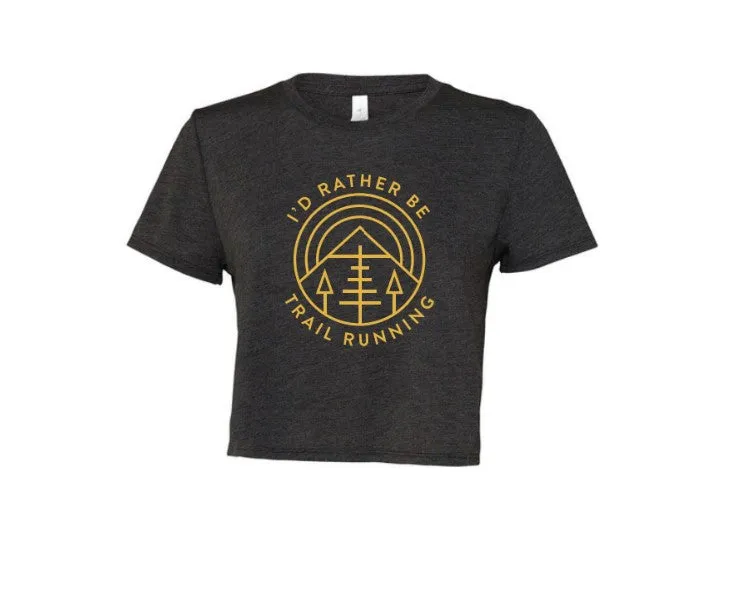 I'd Rather Be Trail Running Boxy Tee
