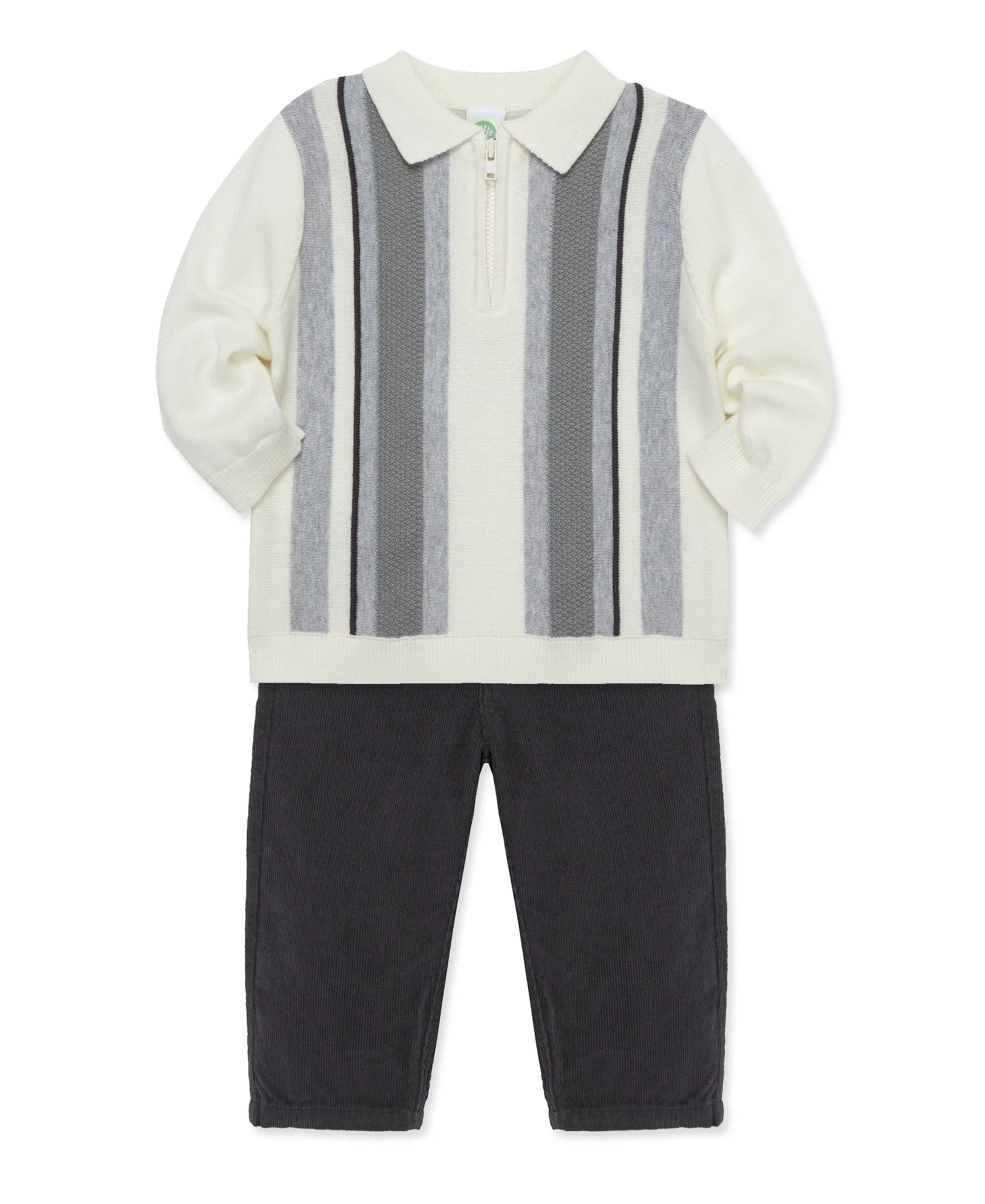 Intarsia Knit Polo Set (12M-24M)