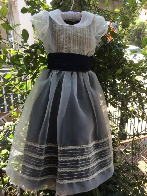 ISABEL GARRETON SPECIAL OCCASION ORGANZA NAVY SILK