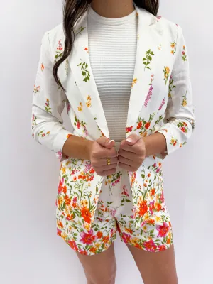Ivy Floral Border Blazer