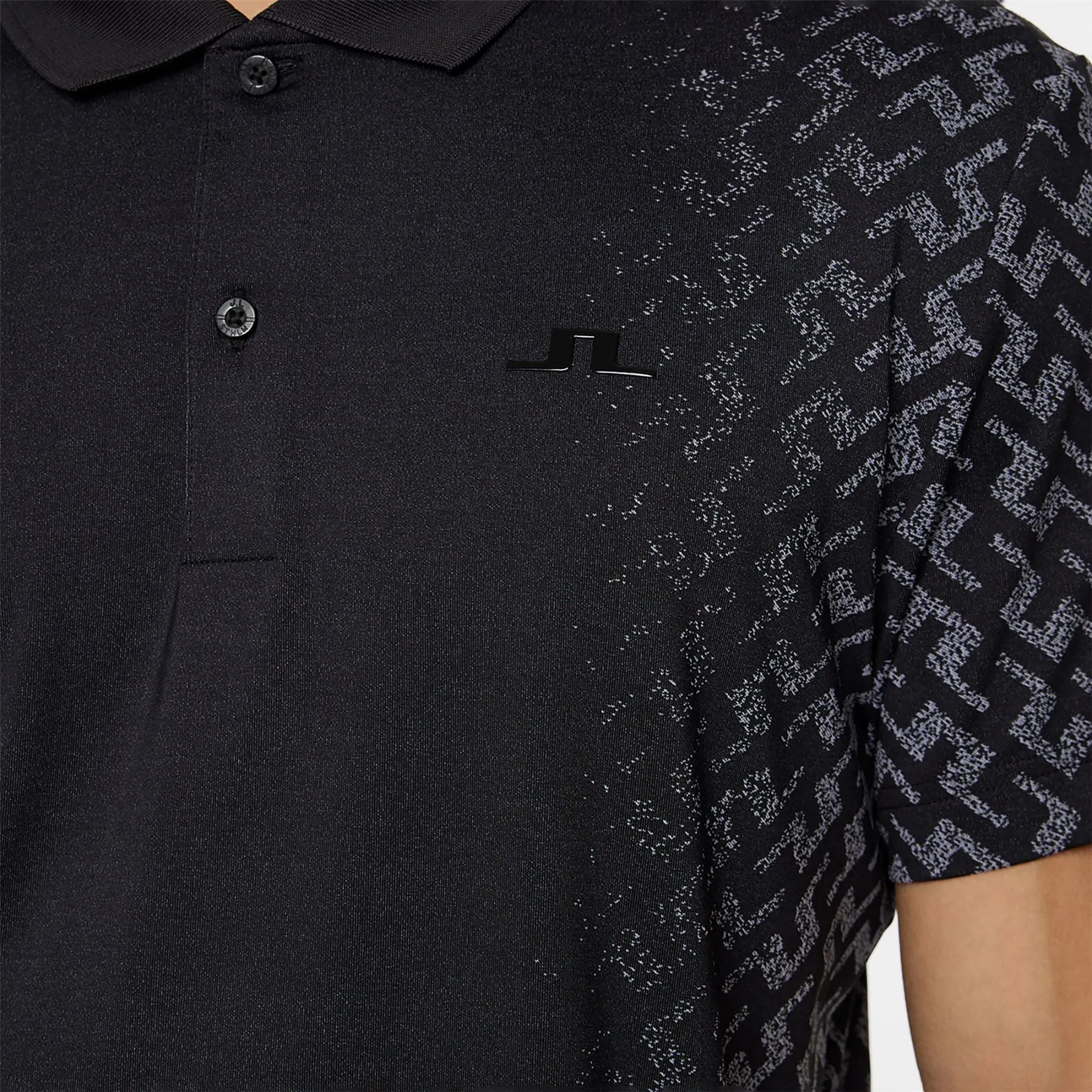 Kalle Regular Fit Gradual Jacquard Polo White - AW24