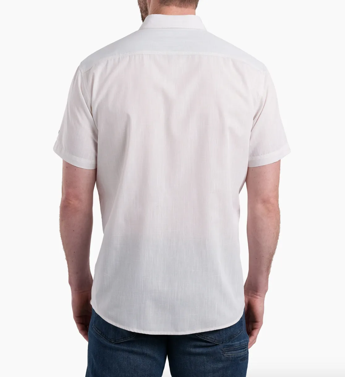 Karib Stripe Perf SS Shirt Sea Salt