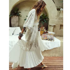 Lace Beach Cover Up Cardigan
