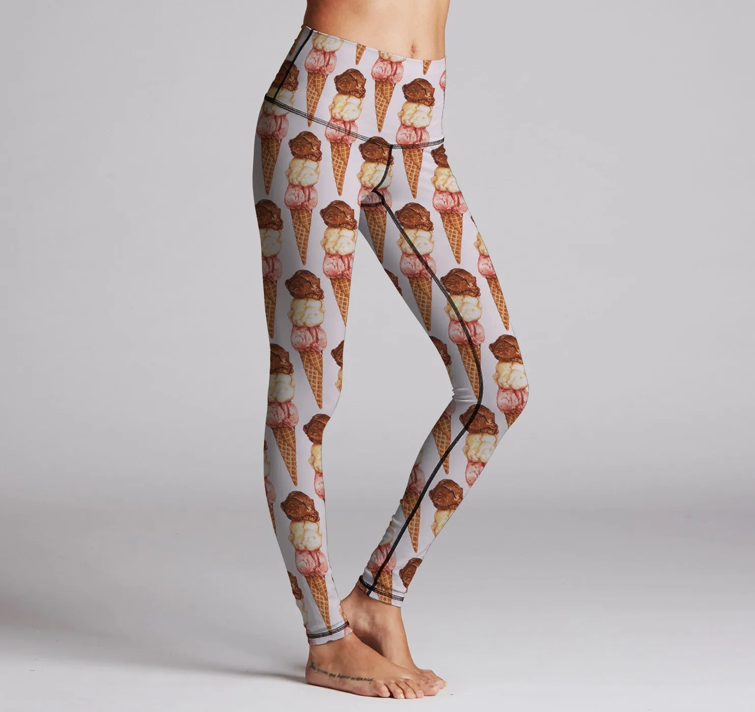 Leggings (Hi-Waist), Neapolitan