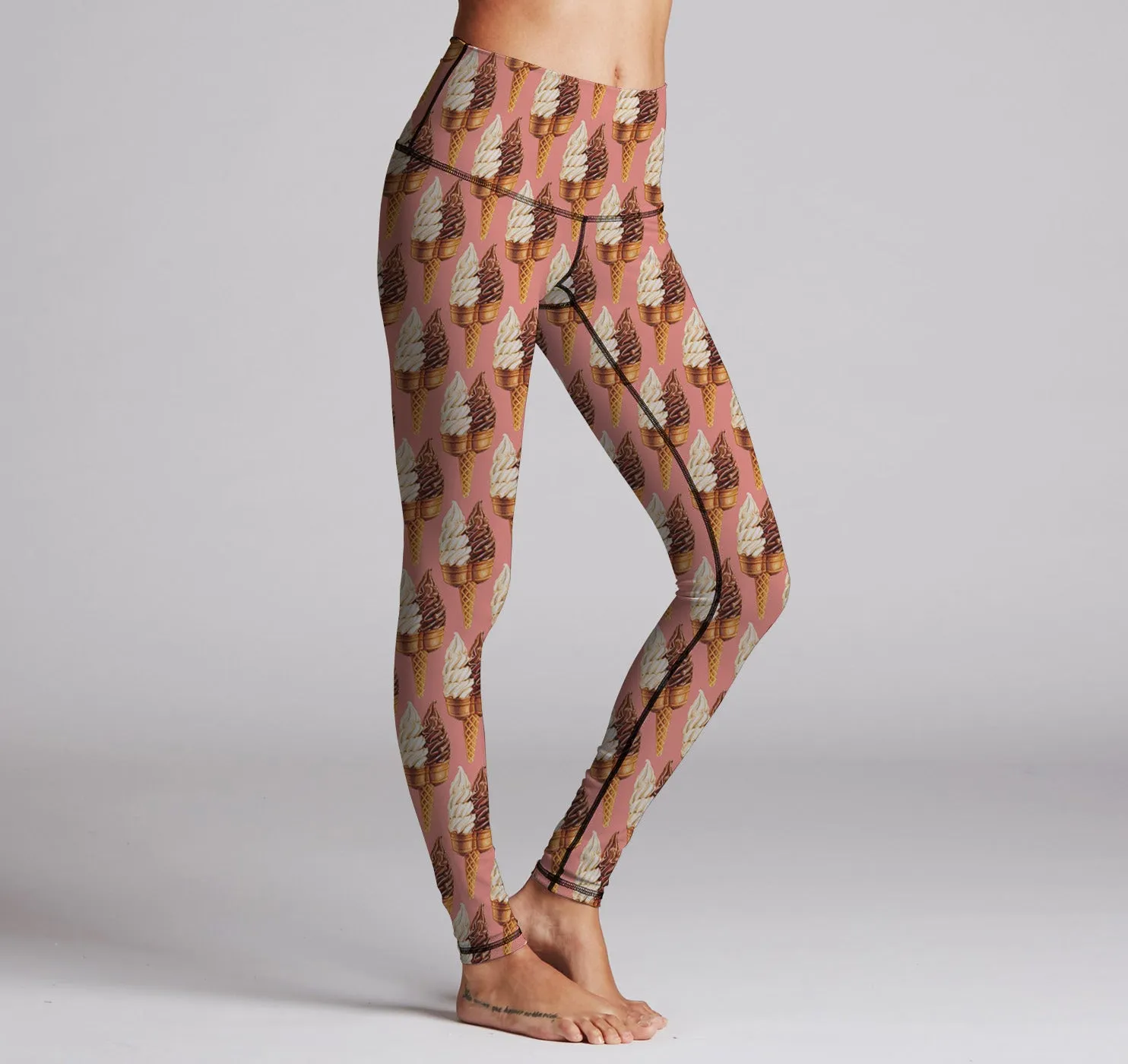 Leggings (Hi-Waist), Twin Cone