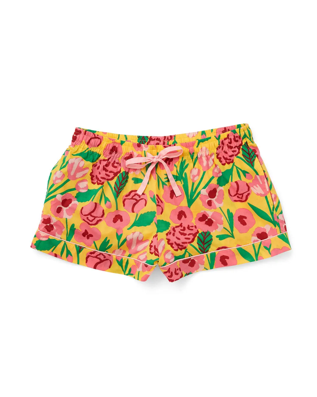 Leisure Shorts - Honey Las Flores
