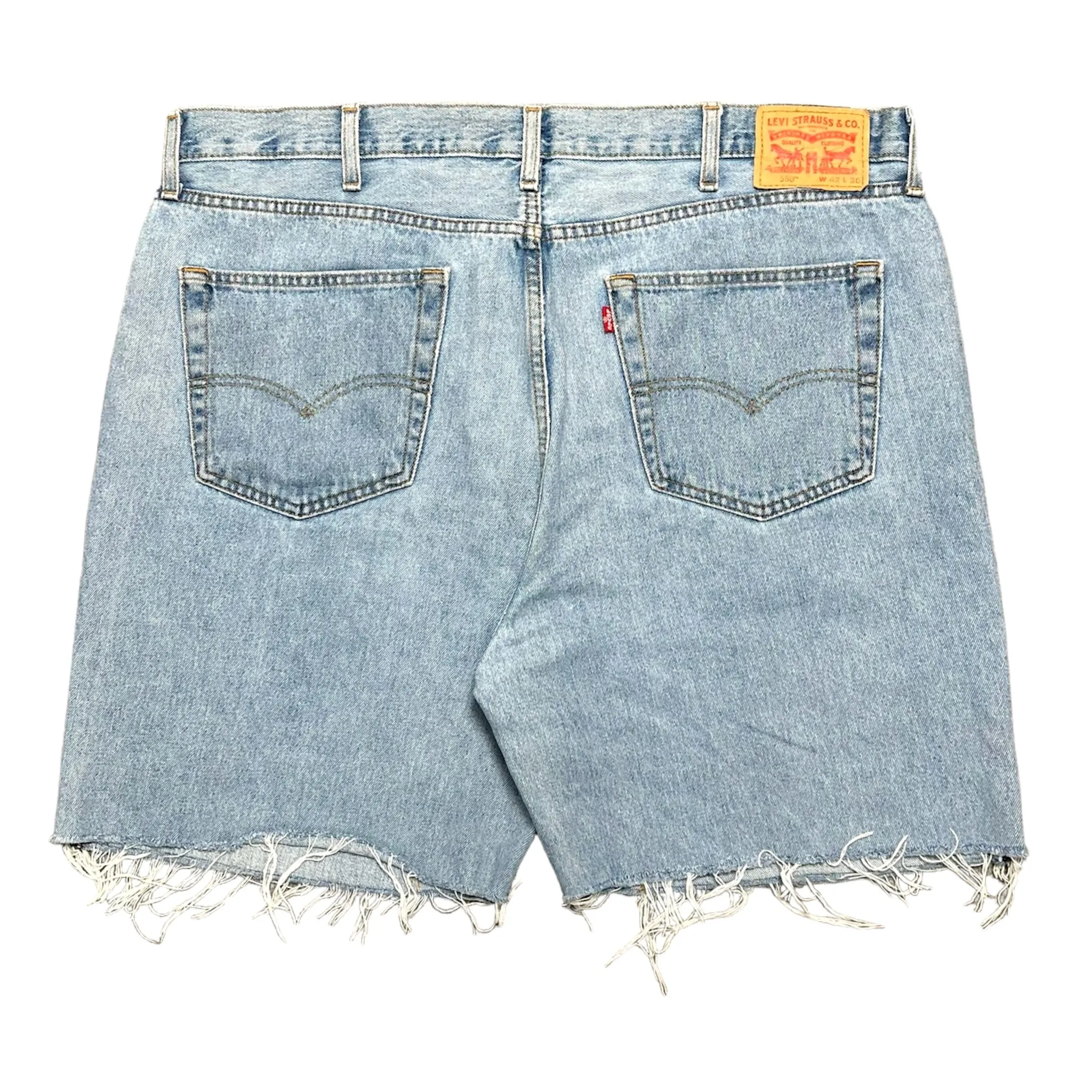 Levis Vintage Double Knee Jean Shorts Indigo Pre-Owned