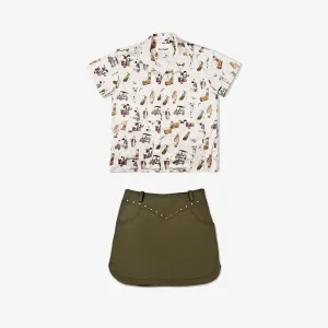 Loveland Vintage Polo Skort Set
