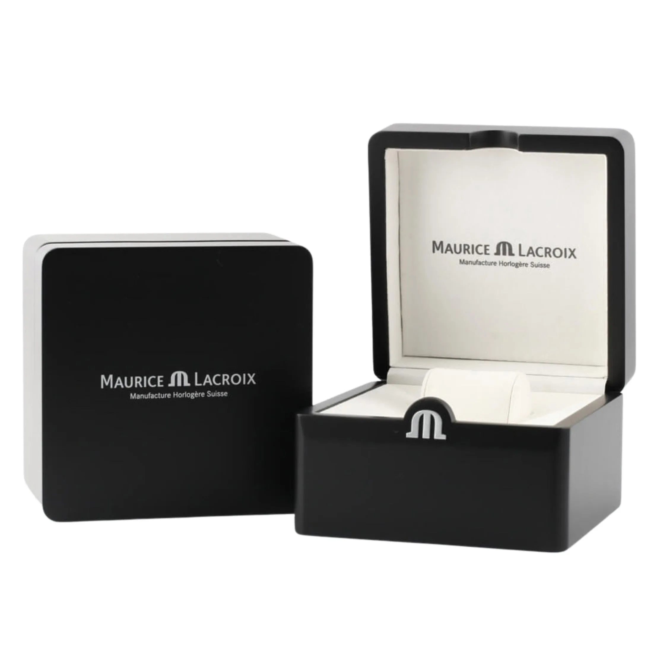 Maurice Lacroix Men's Black Aikon Venturer GMT Stainless Steel Watch AI6158-SS002-330-1