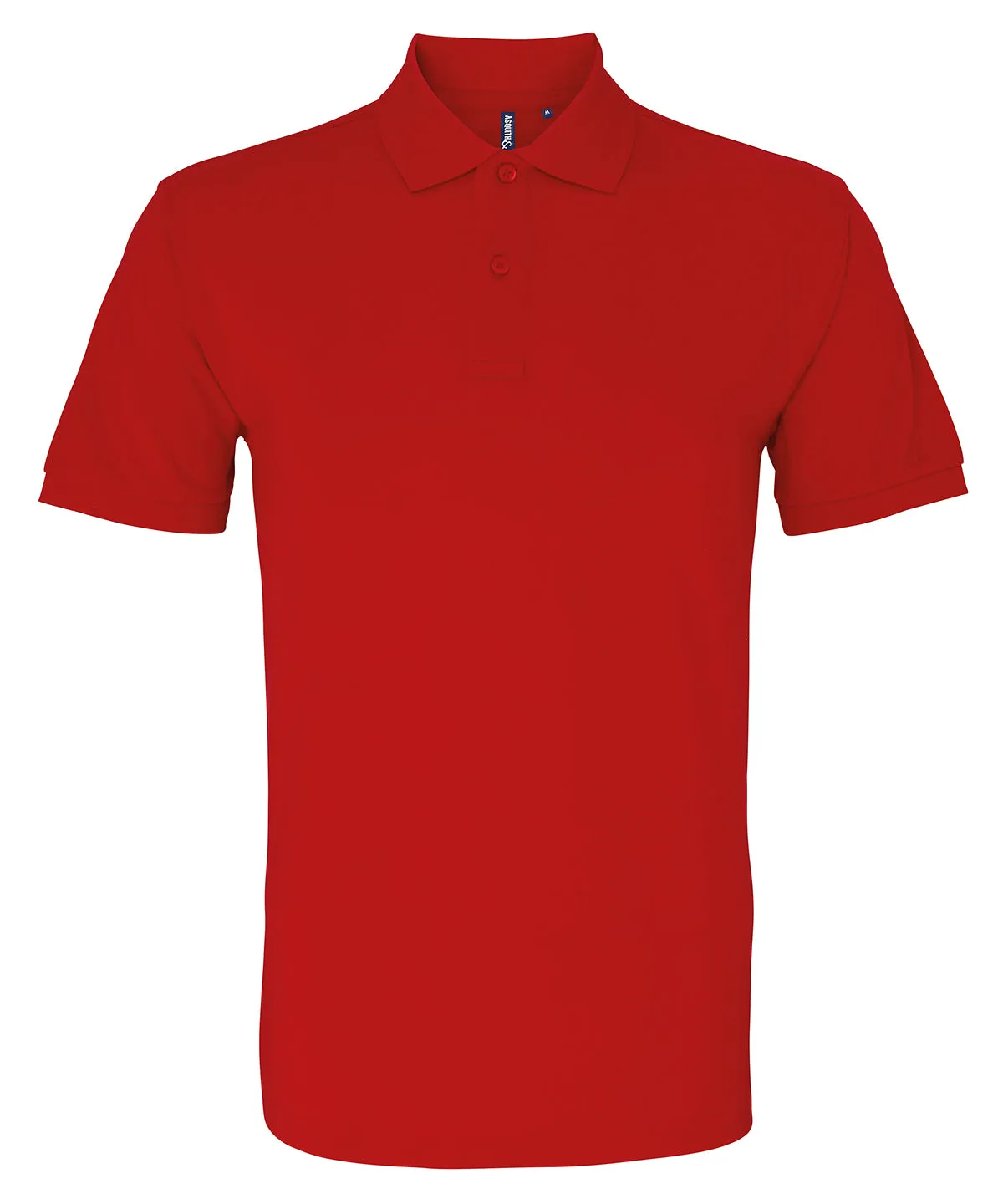 Mens organic polo | Cherry Red