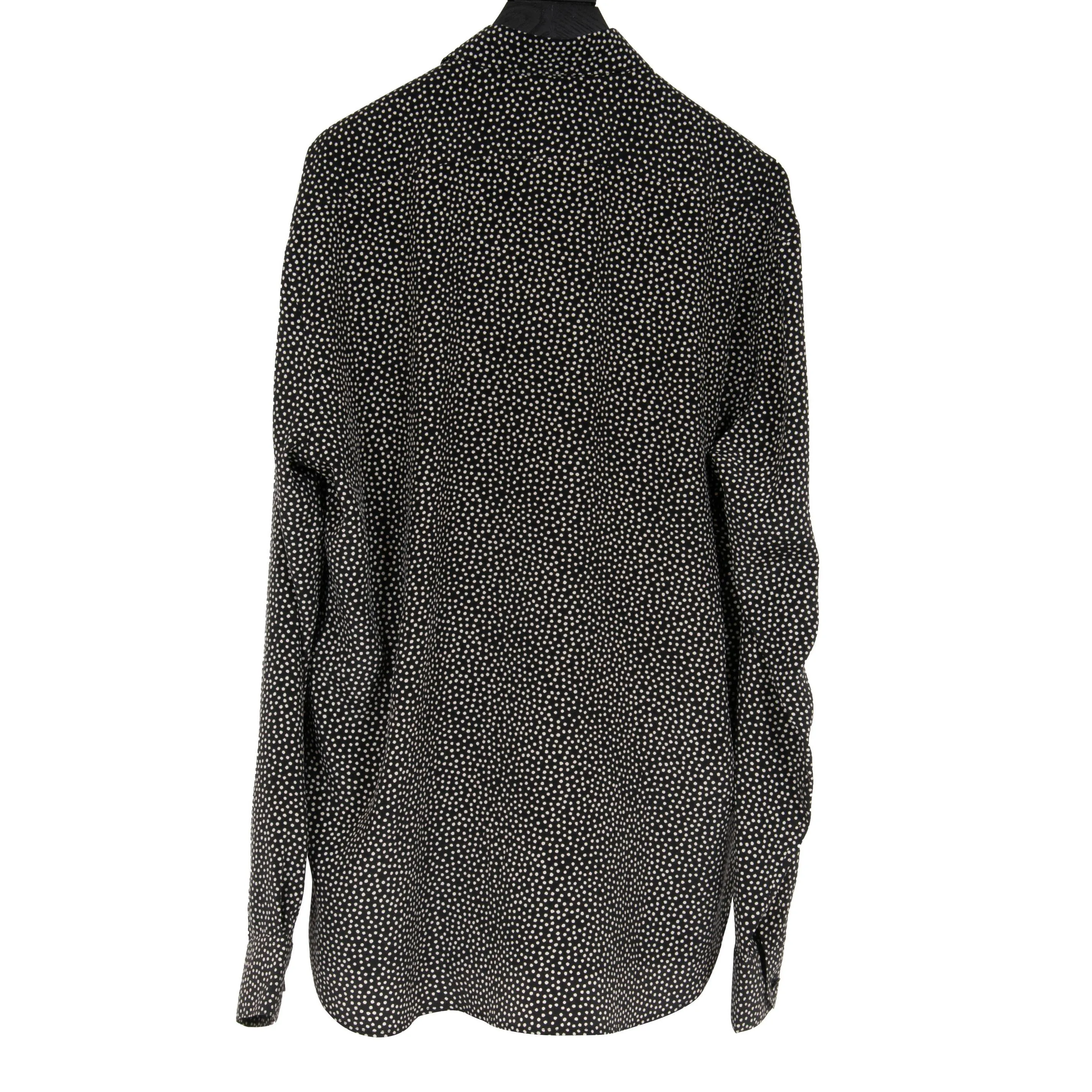 Micro Polka Dot Button Up Shirt