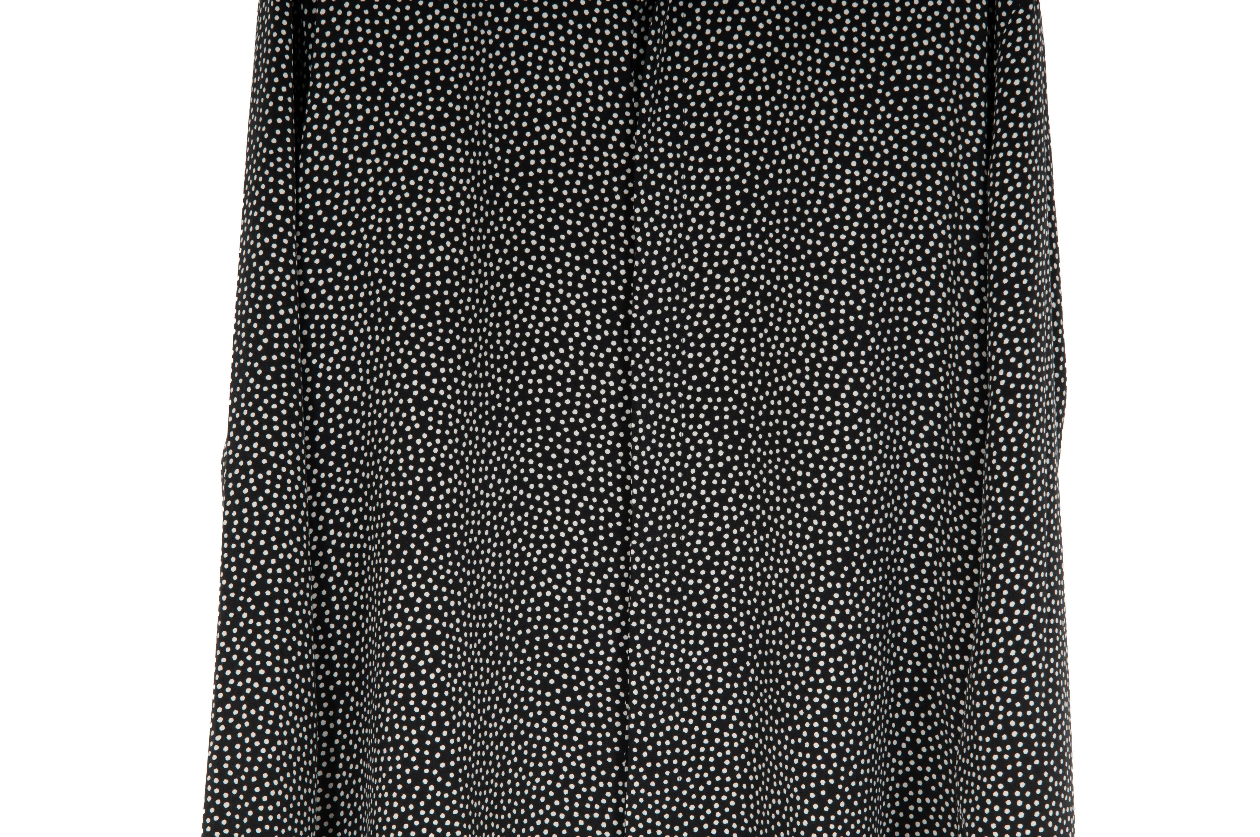 Micro Polka Dot Button Up Shirt