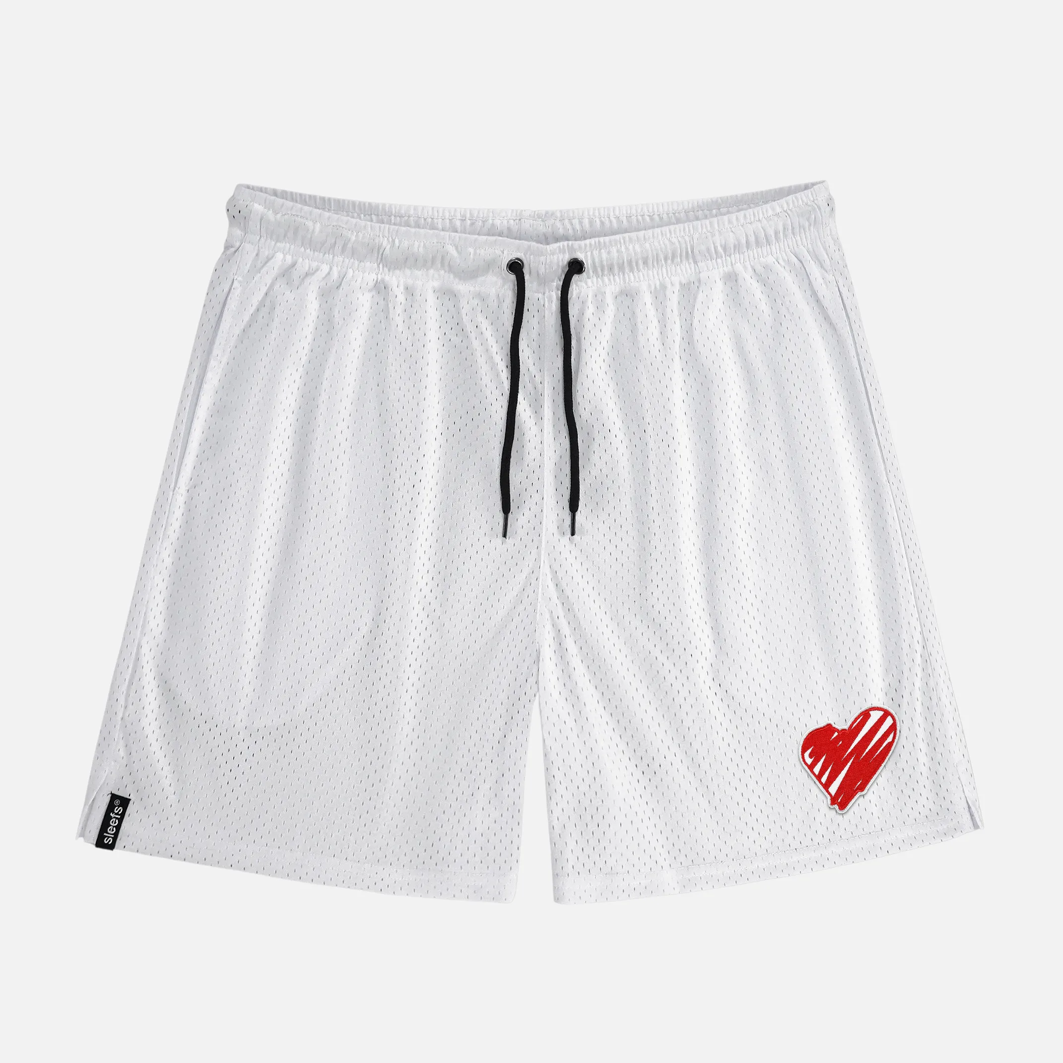Momma Heart Patch Shorts - 7"