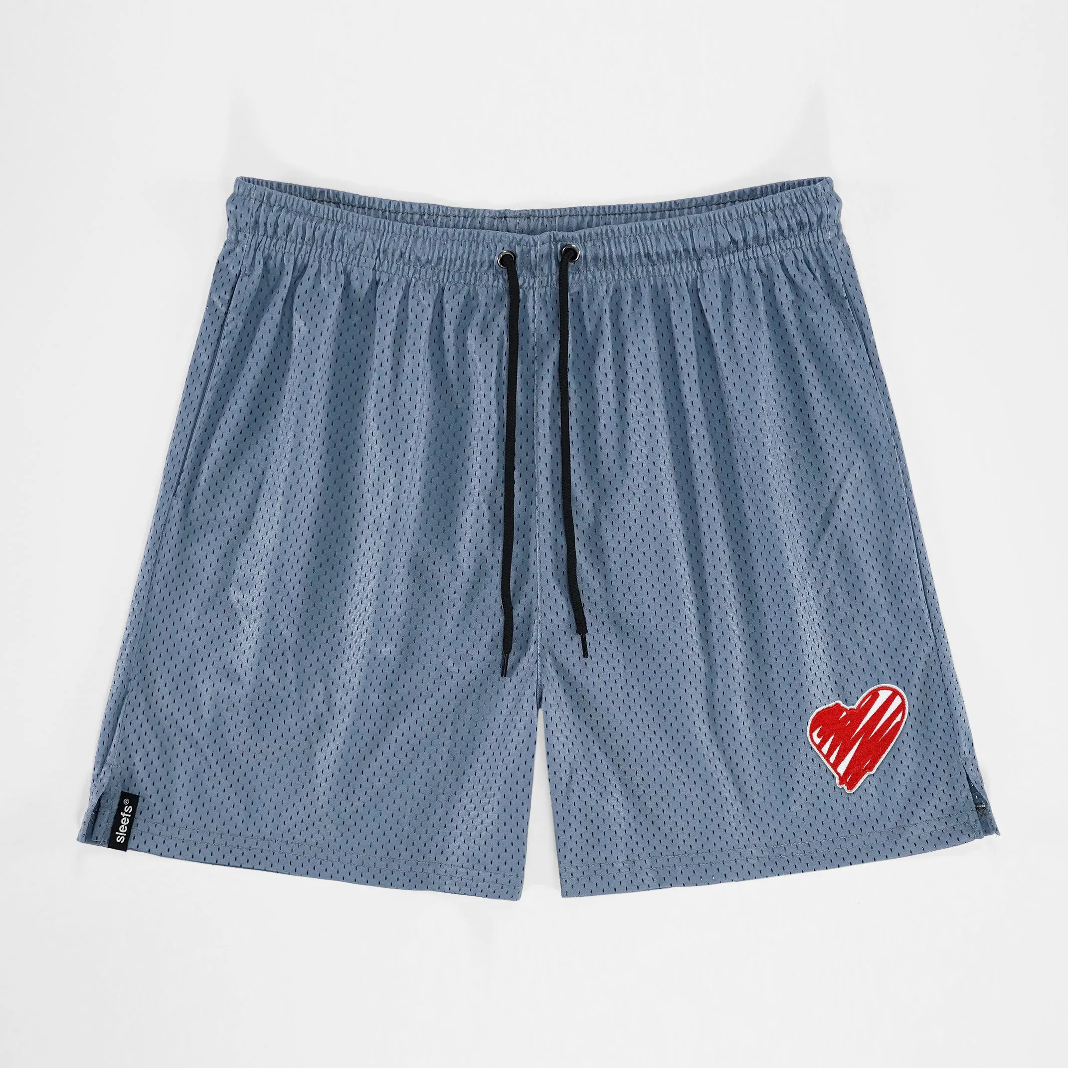 Momma Heart Patch Shorts - 7"
