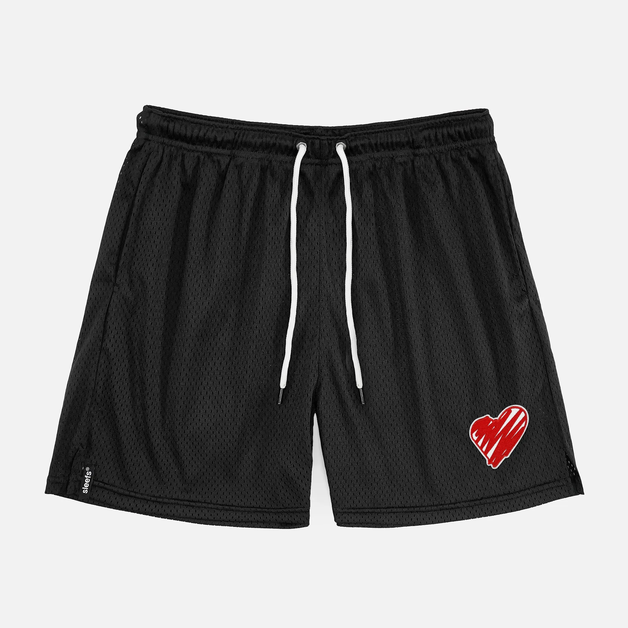 Momma Heart Patch Shorts - 7"